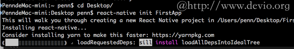 react-native-init